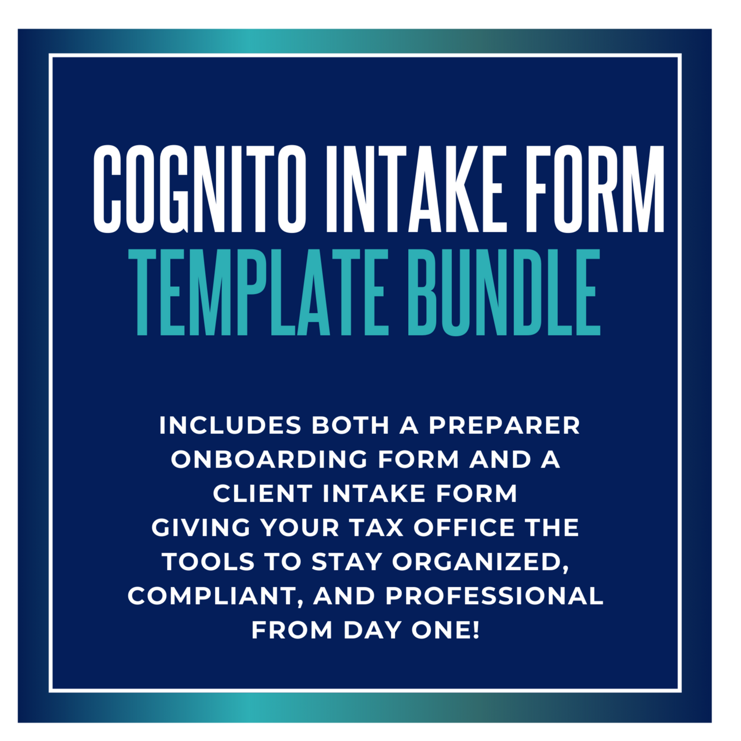 Cognito Intake Form Template Bundle