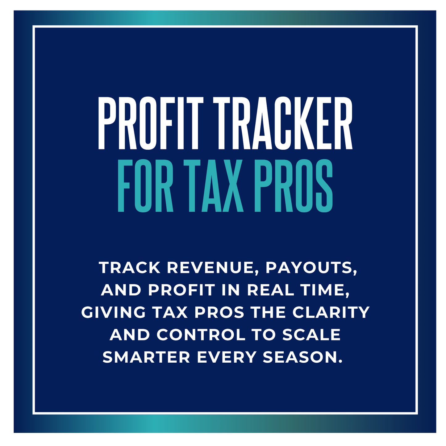 Profit Tracker For Tax Pros