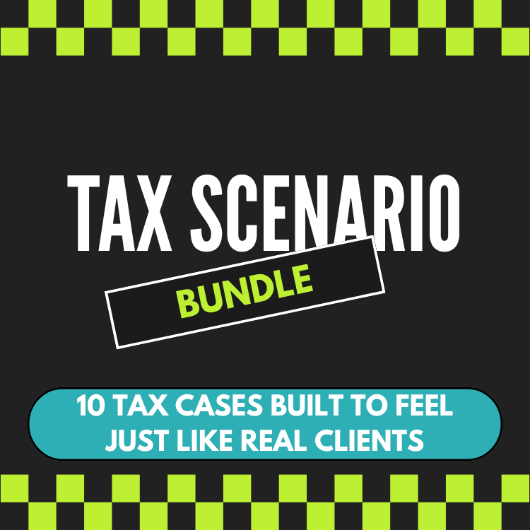 Tax Prep Training Case File Bundle