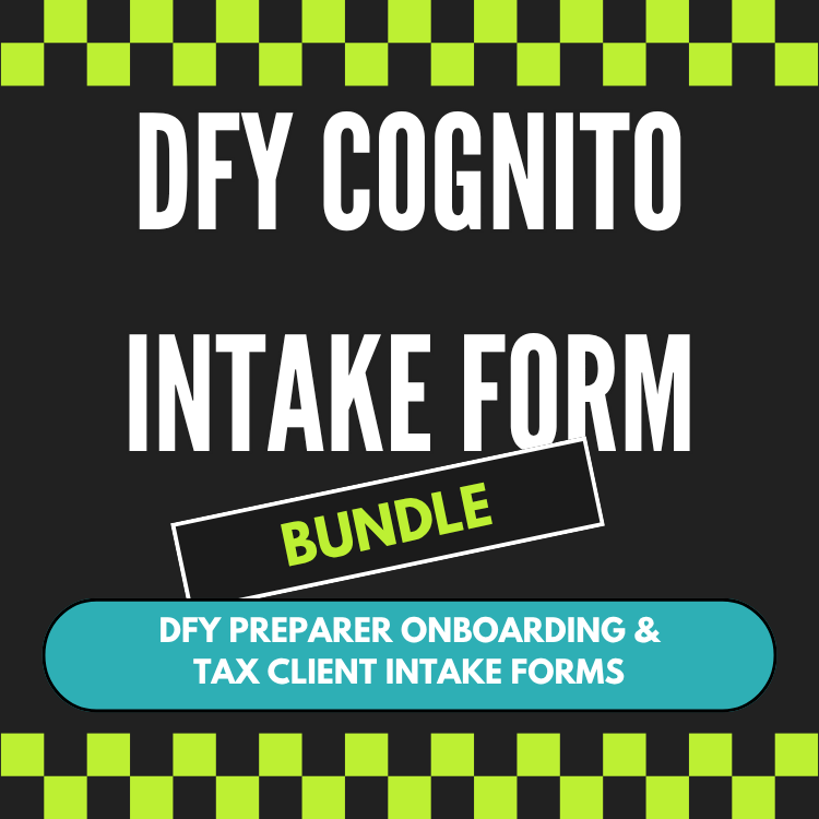 Cognito Intake Form Template Bundle