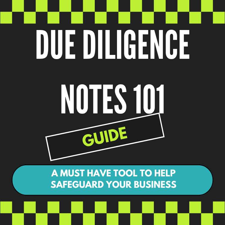 Tax Pro Due Diligence Note Guide