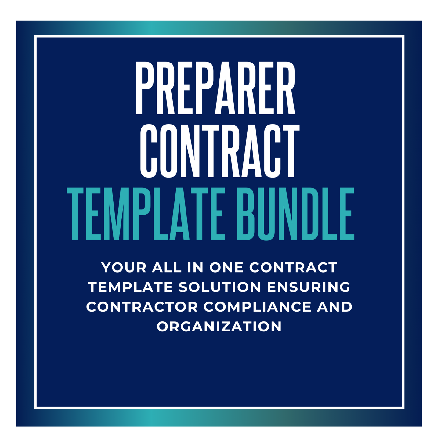 Preparer Contract Template Bundle